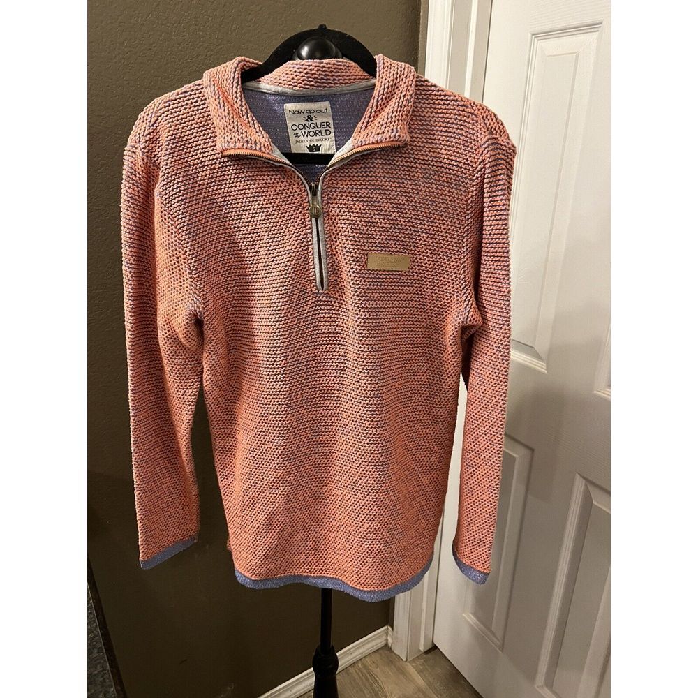 Jadelynn Brooke Women's LS 1/4 Zip Pullover Sweater Jacket Size Small
